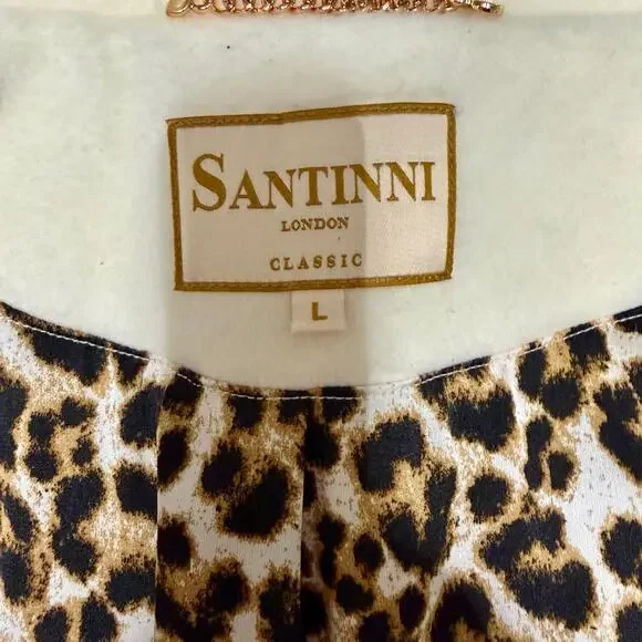 NWT Santinni London “Hepburn” Italian Virgin Wool & Cashmere Coat Size L - Picture 6 of 16